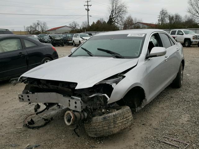 1G6AB5RX1E0177999 - 2014 CADILLAC ATS LUXURY SILVER photo 2