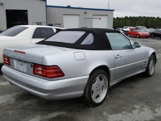 WDBFA76F71F198889 - 2001 MERCEDES-BENZ SL 600 SILVER photo 4