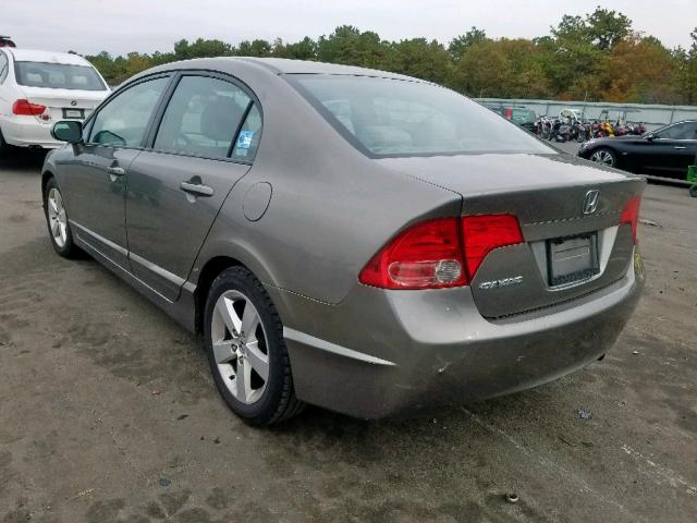 2HGFA16988H304429 - 2008 HONDA CIVIC EXL 灰色 照片 3