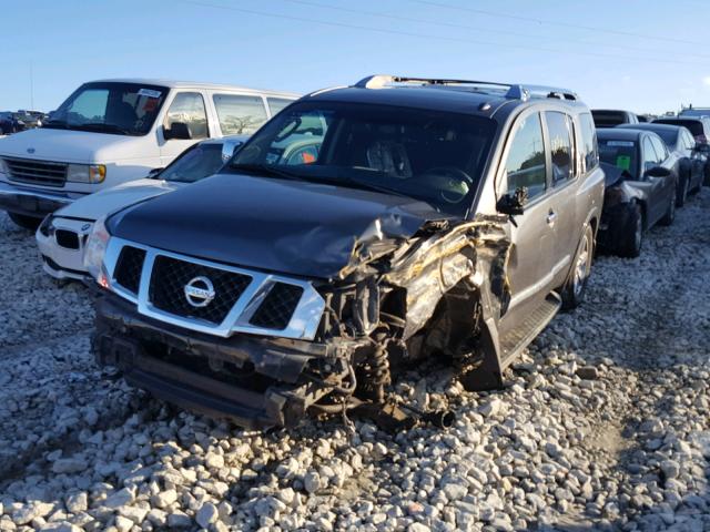 5N1BA0NEXAN605864 - 2010 NISSAN ARMADA PLA GRAY photo 2