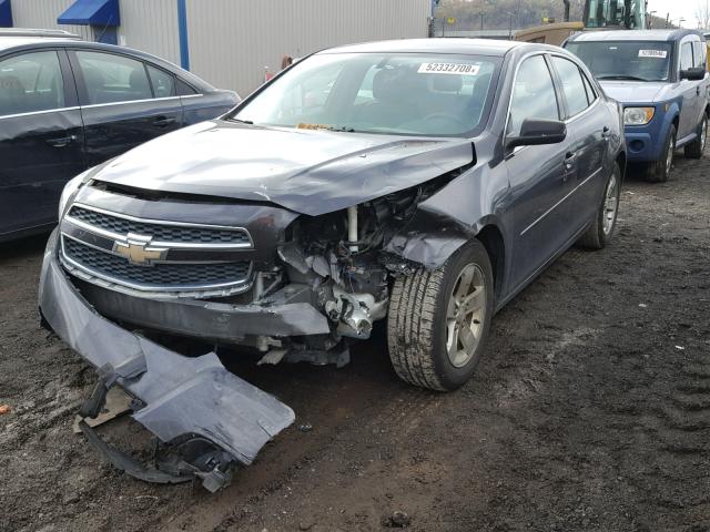 1G11B5SA5DF221963 - 2013 CHEVROLET MALIBU LS GRAY photo 2