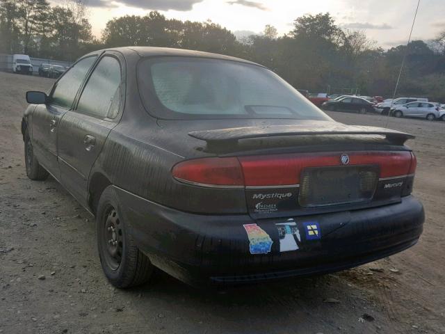 1MELM6531WK606703 - 1998 MERCURY MYSTIQUE B BLACK photo 3