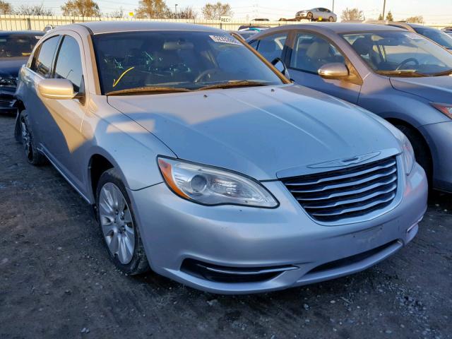 1C3BC4FB4BN521412 - 2011 CHRYSLER 200 LX SILVER photo 1