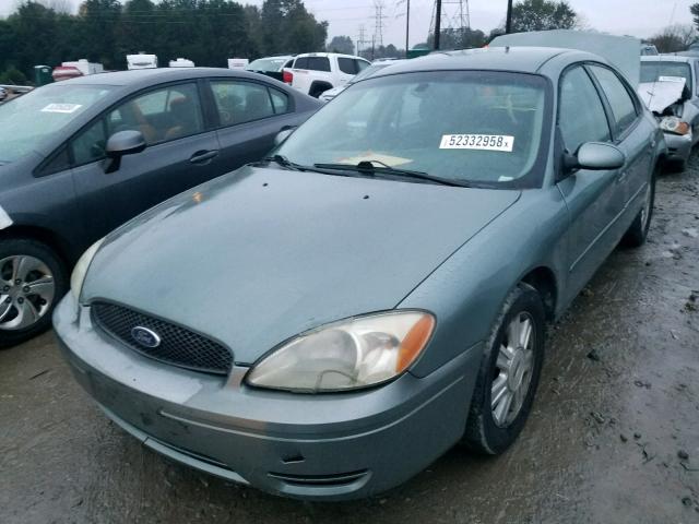 1FAFP56UX6A200485 - 2006 FORD TAURUS SEL BLUE photo 2