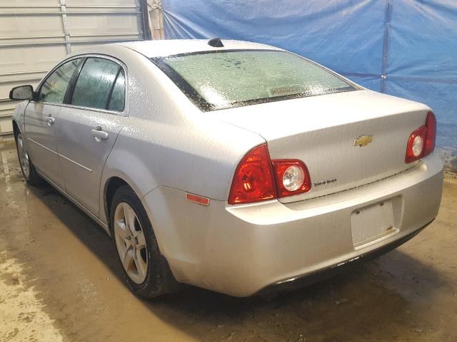 1G1ZB5E00CF209627 - 2012 CHEVROLET MALIBU LS ვერცხლისფერი ფოტო 3