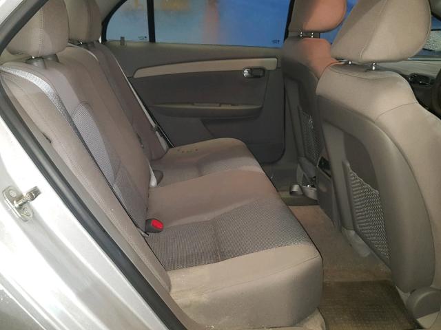 1G1ZB5E00CF209627 - 2012 CHEVROLET MALIBU LS ვერცხლისფერი ფოტო 6