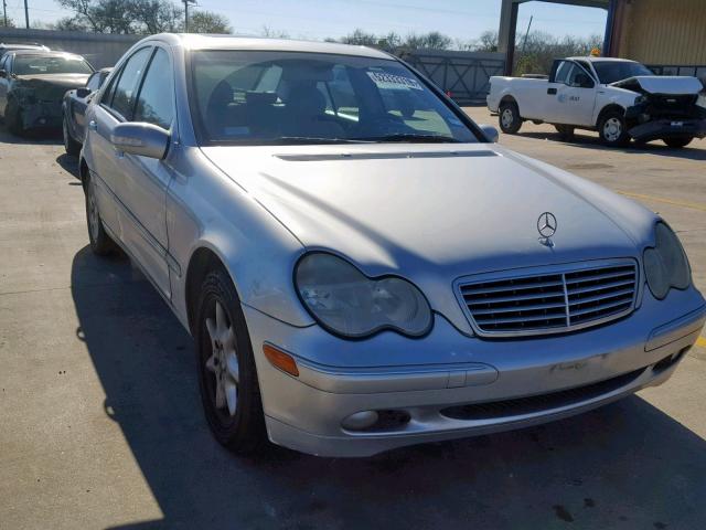 WDBRF61J84A617922 - 2004 MERCEDES-BENZ C 240 SILVER photo 1