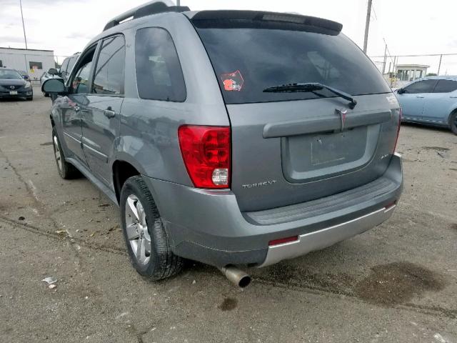 2CKDL73F466033058 - 2006 PONTIAC TORRENT GRAY photo 3