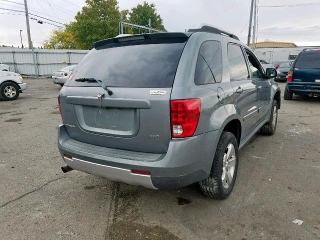 2CKDL73F466033058 - 2006 PONTIAC TORRENT GRAY photo 4