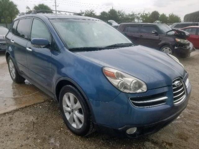 4S4WX85C964432168 - 2006 SUBARU B9 TRIBECA BLUE photo 1