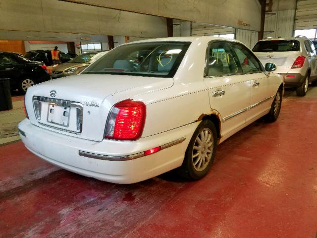 KMHFU45E44A277160 - 2004 HYUNDAI XG 350 WHITE photo 4