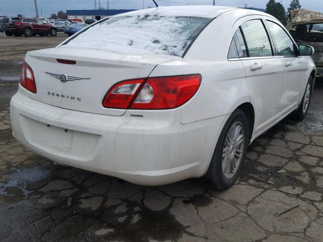 1C3LC56K08N297543 - 2008 CHRYSLER SEBRING TO WHITE photo 4