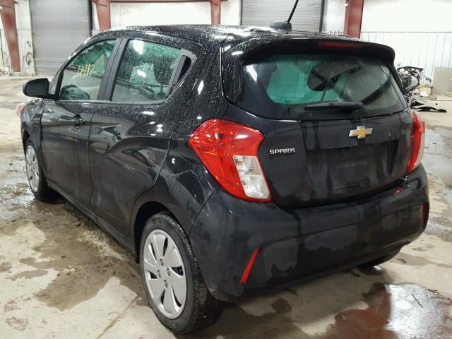 KL8CB6SA6HC820876 - 2017 CHEVROLET SPARK LS BLACK photo 3