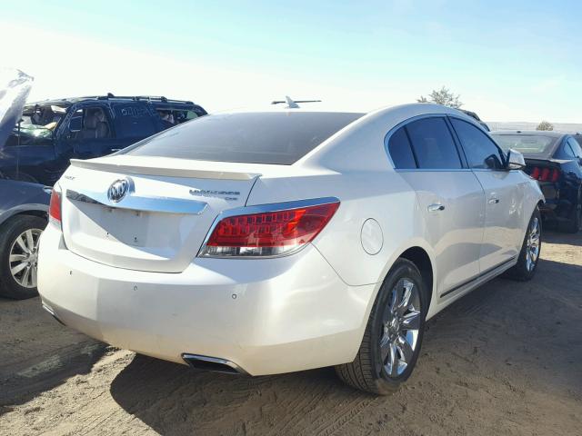 1G4GE5GD0BF260674 - 2011 BUICK LACROSSE C WHITE photo 4