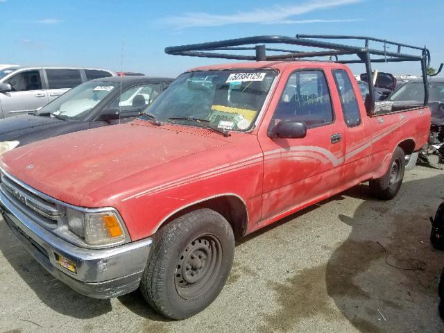 JT4RN93P0K0008852 - 1989 TOYOTA PICKUP 1/2 RED photo 2