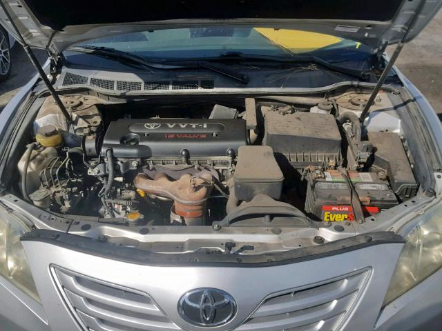 4T4BE46K89R101787 - 2009 TOYOTA CAMRY BASE SILVER photo 7