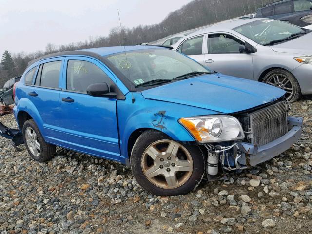 1B3HB48B18D619271 - 2008 DODGE CALIBER SX BLUE photo 1