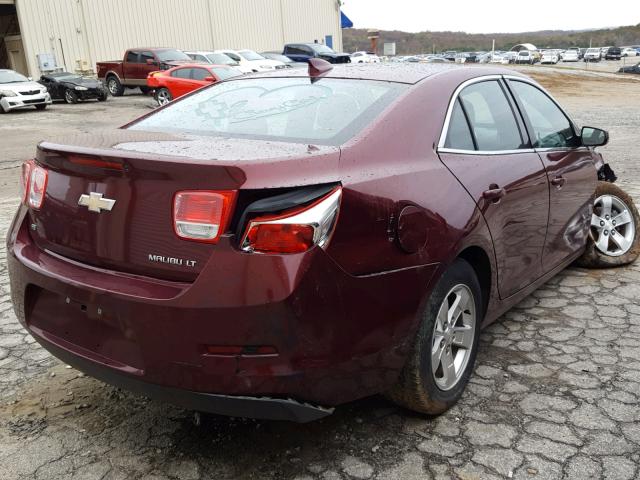 1G11C5SL2FF106609 - 2015 CHEVROLET MALIBU 1LT BURGUNDY photo 4