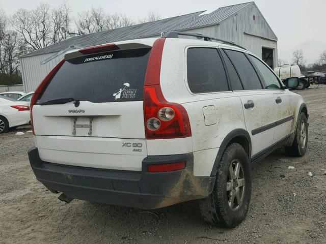 YV1CZ59H841107896 - 2004 VOLVO XC90 WHITE photo 4