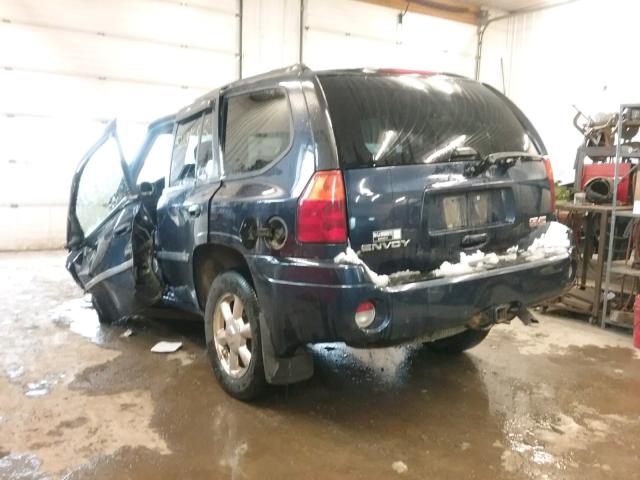 1GKDT13S872136486 - 2007 GMC ENVOY BLUE photo 3