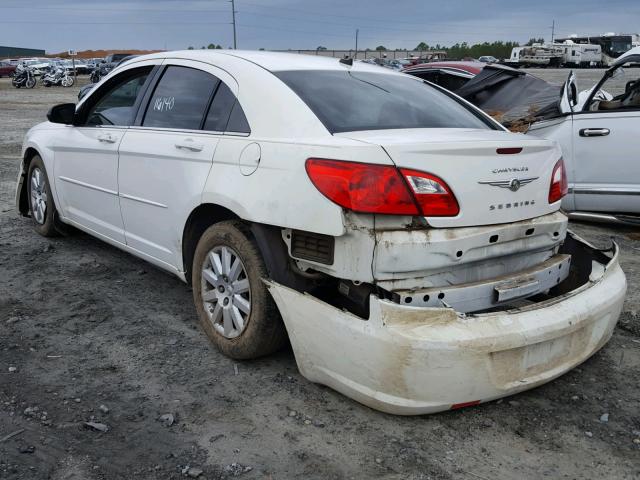 1C3LC46B49N530416 - 2009 CHRYSLER SEBRING LX WHITE photo 3