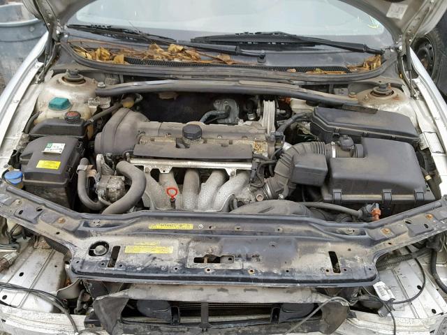 YV1RS61T342393476 - 2004 VOLVO S60 SILVER photo 7