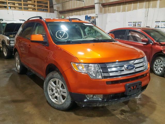 2FMDK48C27BA75370 - 2007 FORD EDGE SEL ORANGE photo 1