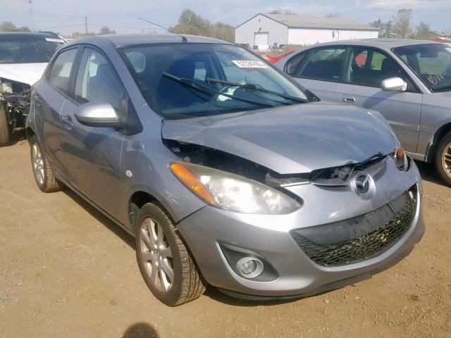 JM1DE1LZ8C0136481 - 2012 MAZDA MAZDA2 SILVER photo 1