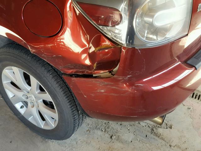 JM3ER293370144325 - 2007 MAZDA CX-7 MAROON photo 9