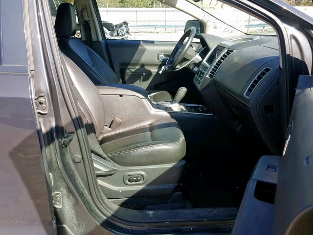 2FMDK48C17BA90247 - 2007 FORD EDGE SEL BLACK photo 5