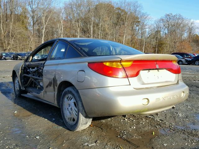 1G8ZY12741Z267908 - 2001 SATURN SC2 TAN photo 3