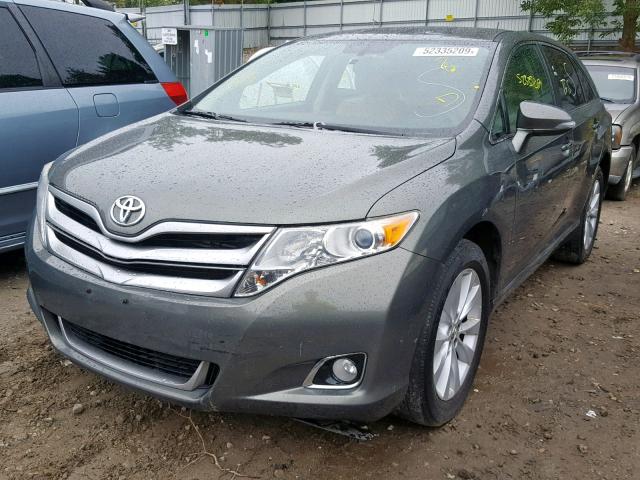 4T3BA3BB5EU056699 - 2014 TOYOTA VENZA LE GREEN photo 2