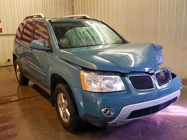 2CKDL43FX86009543 - 2008 PONTIAC TORRENT TEAL photo 1