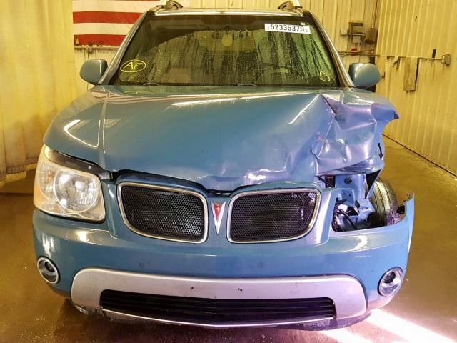 2CKDL43FX86009543 - 2008 PONTIAC TORRENT TEAL photo 10