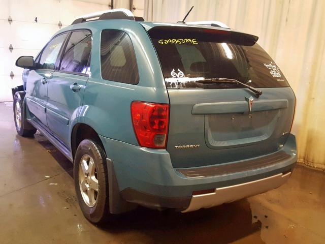 2CKDL43FX86009543 - 2008 PONTIAC TORRENT TEAL photo 3