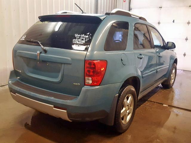 2CKDL43FX86009543 - 2008 PONTIAC TORRENT TEAL photo 4