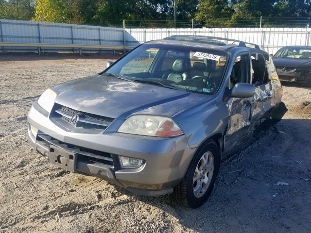 2HNYD186X1H522924 - 2001 ACURA MDX TOURIN GRAY photo 2