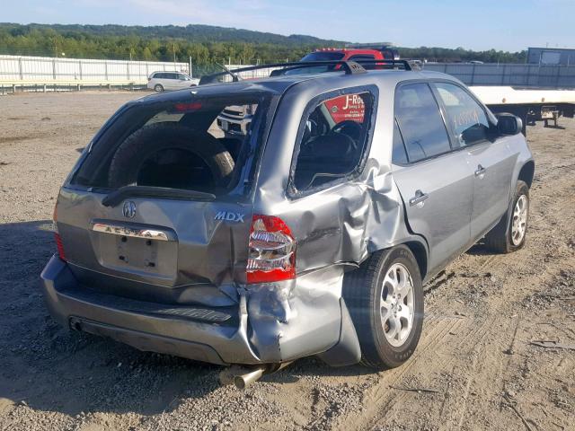 2HNYD186X1H522924 - 2001 ACURA MDX TOURIN GRAY photo 4