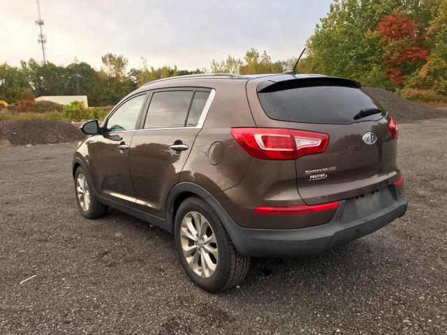 KNDPCCA26C7306493 - 2012 KIA SPORTAGE E BROWN photo 3