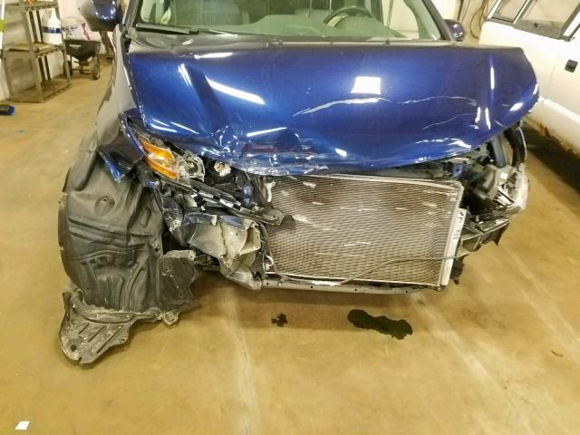 5FNRL5H64GB076501 - 2016 HONDA ODYSSEY EX BLUE photo 9