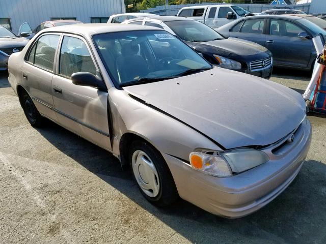 1NXBR12E8YZ347122 - 2000 TOYOTA COROLLA VE TAN photo 1