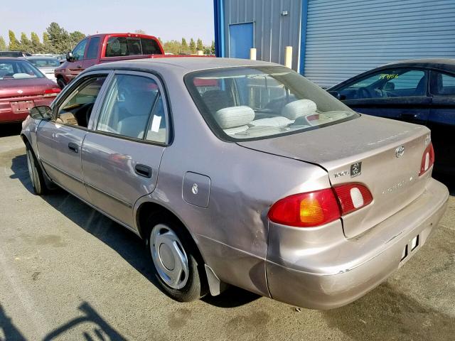 1NXBR12E8YZ347122 - 2000 TOYOTA COROLLA VE TAN photo 3