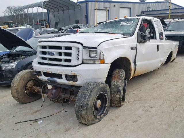 1FTNX21L64EB95777 - 2004 FORD F250 SUPER WHITE photo 2