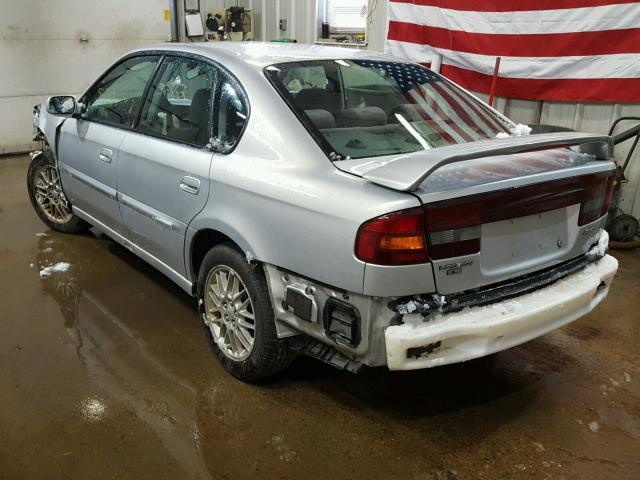 4S3BE635637213048 - 2003 SUBARU LEGACY L SILVER photo 3