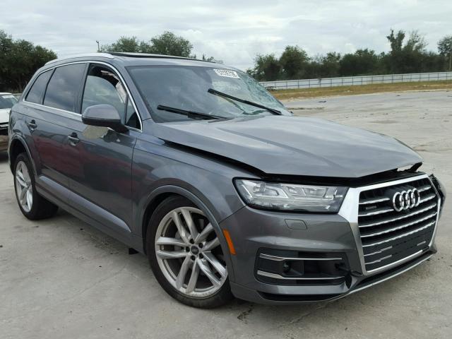 WA1VAAF75JD025462 - 2018 AUDI Q7 PRESTIG GRAY photo 1