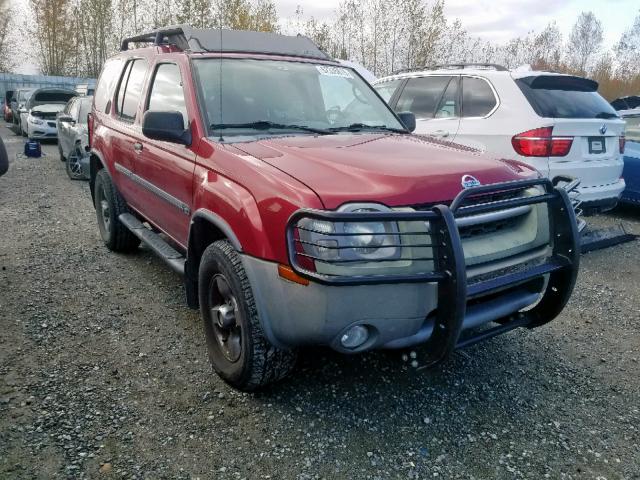 5N1ED28YX2C517125 - 2002 NISSAN XTERRA XE RED photo 1