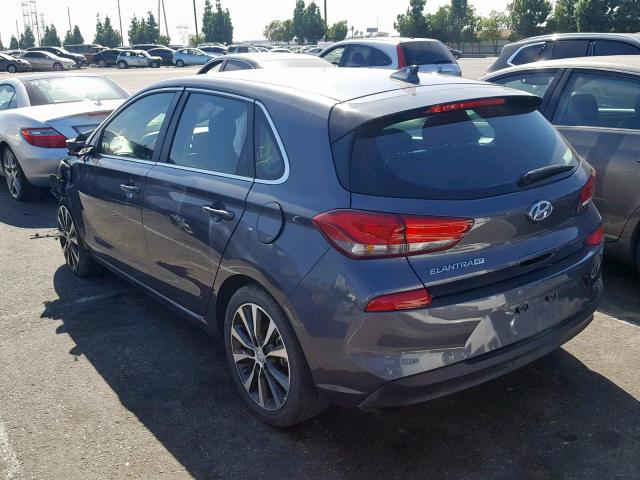 KMHH35LE7KU092049 - 2019 HYUNDAI ELANTRA GT GRAY photo 3