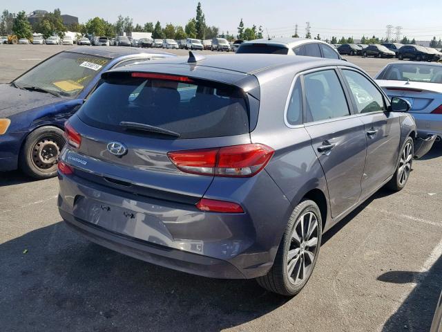 KMHH35LE7KU092049 - 2019 HYUNDAI ELANTRA GT GRAY photo 4