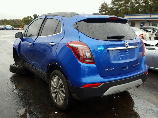 KL4CJASB4JB681343 - 2018 BUICK ENCORE PRE BLUE photo 3