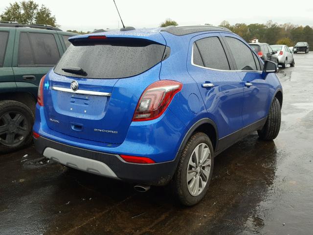 KL4CJASB4JB681343 - 2018 BUICK ENCORE PRE BLUE photo 4